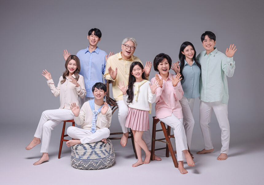 캐주얼_가족사진, 가족사진 스튜디오_대가족사진